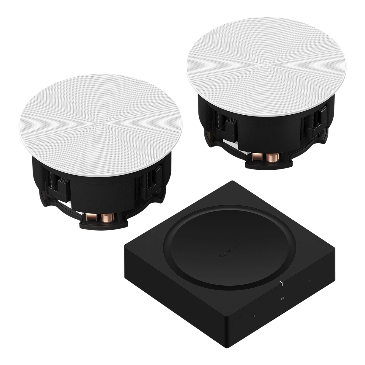 Sistema De Sonido Sonos Parlantes Embutir In Ceiling 6" + Amp