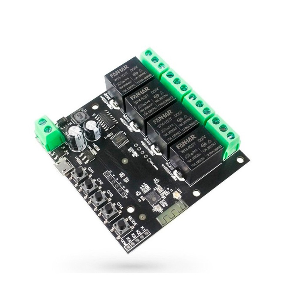 Interruptor Universal Domotica Wifi 4 Canales App Tuya