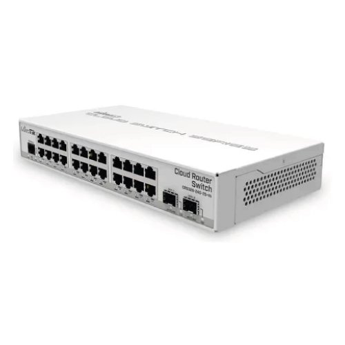 Switch Poe 24 Puertos Gigabit Mikrotik Crs326-24g-2s+rm