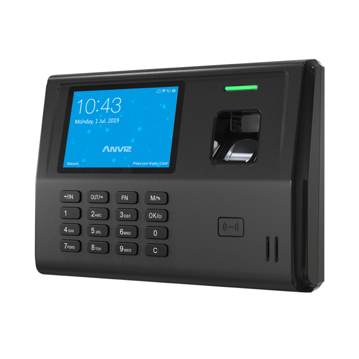 Control De Asistencia Clave Huella Tarjeta Anviz Ep300 Pro