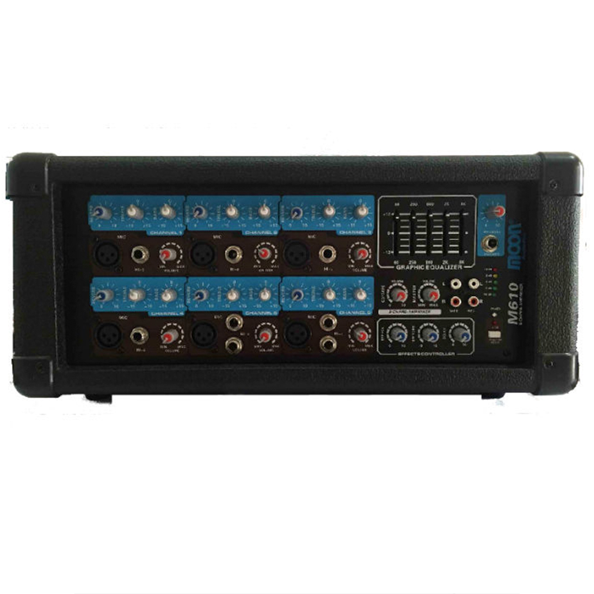 Consola potenciada 6 Canales 100w Moon M610