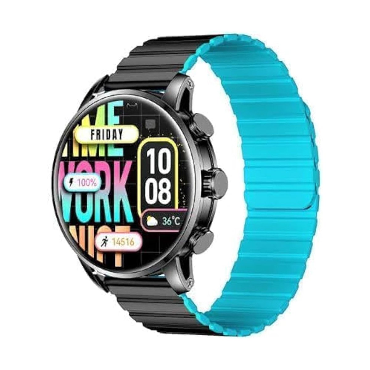 Smartwatch Amoled 1.43 Bluetooth Llamada Kieslect Kr2 Negro