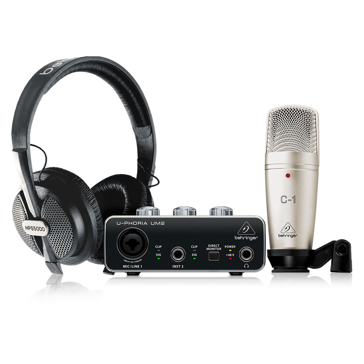 Kit Grabación Behringer U-phoria Studio