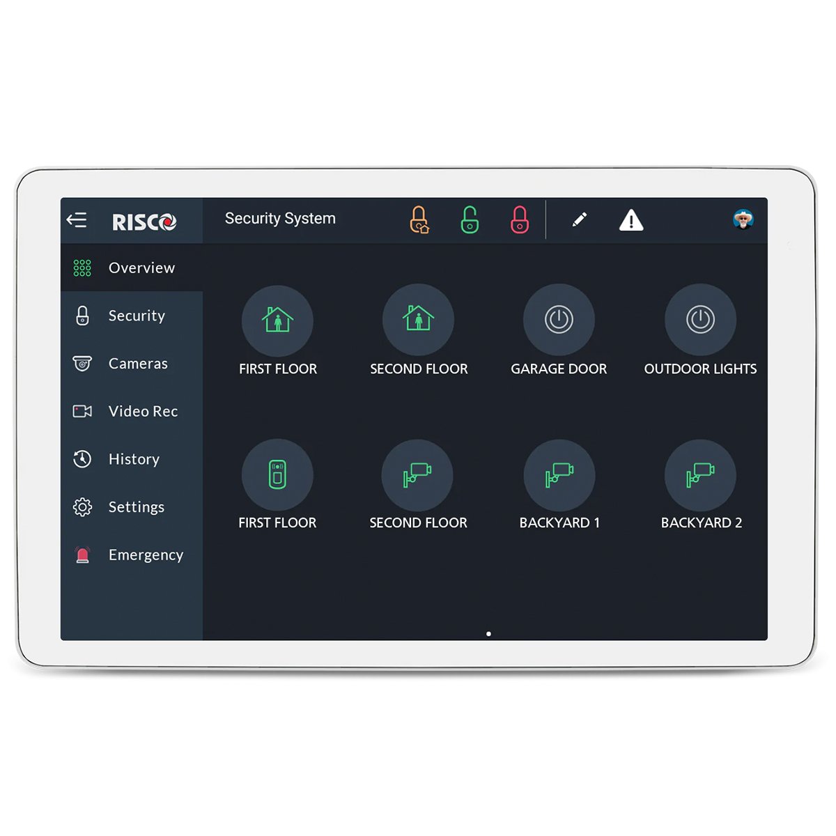 Teclado Controlador Smart Domotica Tactil 8p Riscontrol