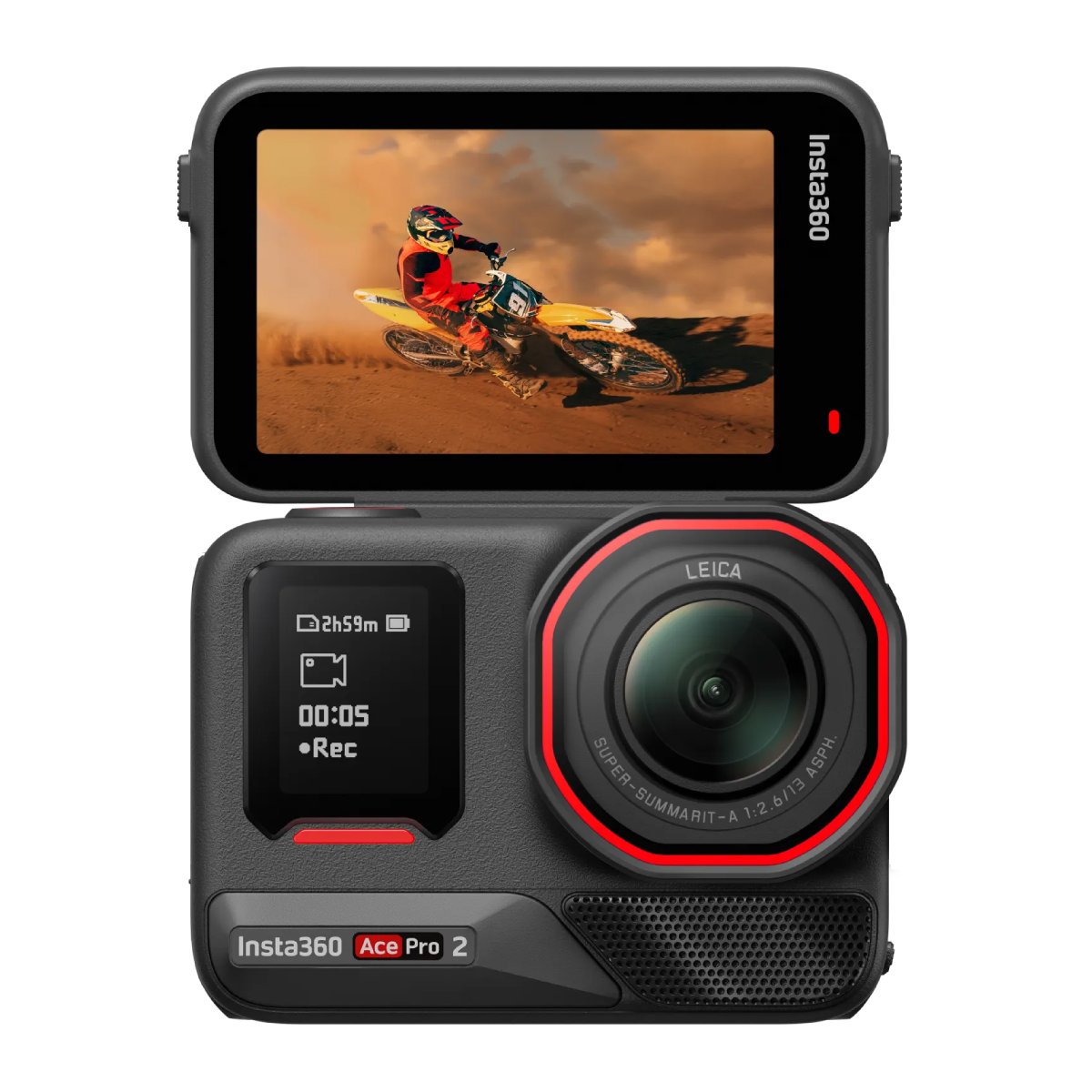 Cámara de acción Doble Bateria Insta360 Ace Pro 2 Negro