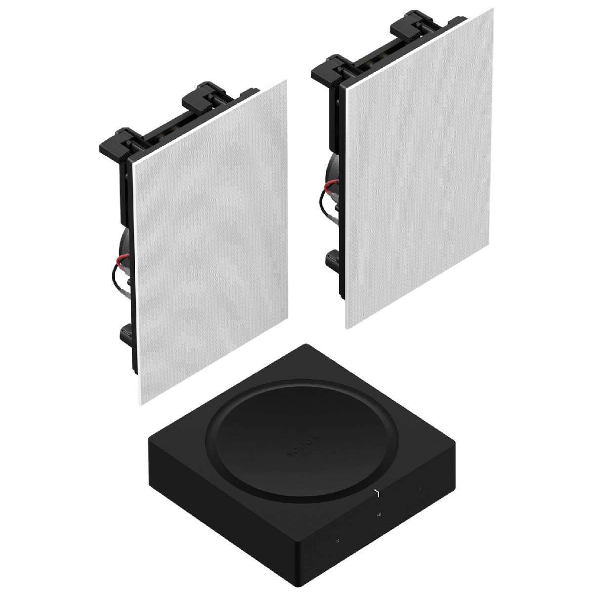 Sistema De Sonido Embutir En Pared Sonos In Wall (par) + Amp