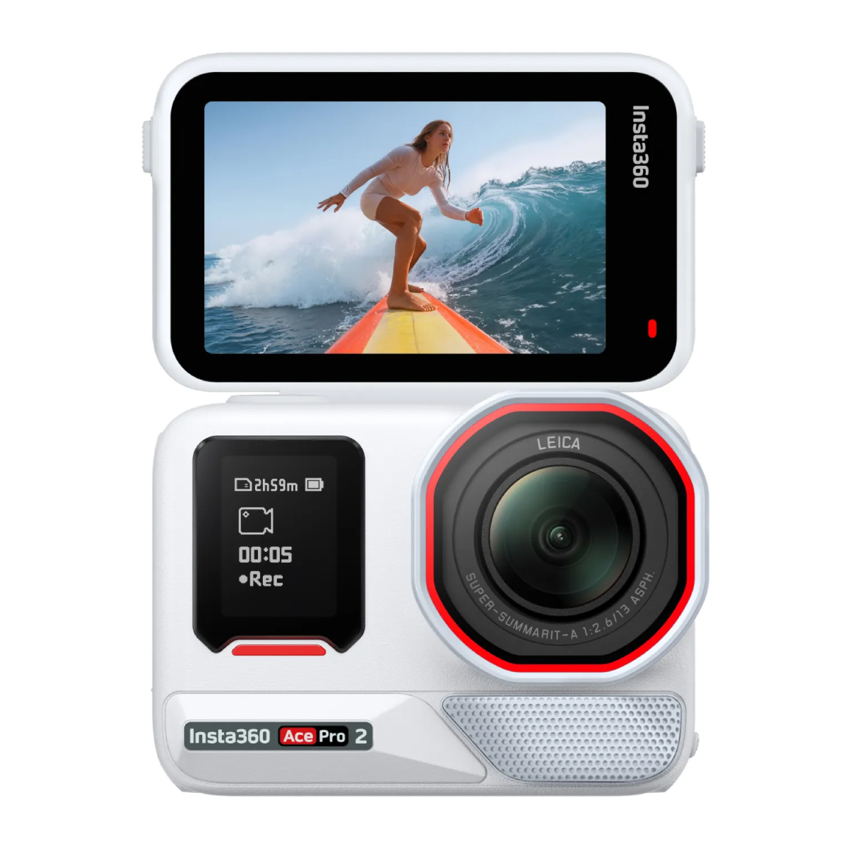 Cámara de acción 8k 50mp Wifi Insta360 Ace Pro 2 blanco kit explorer