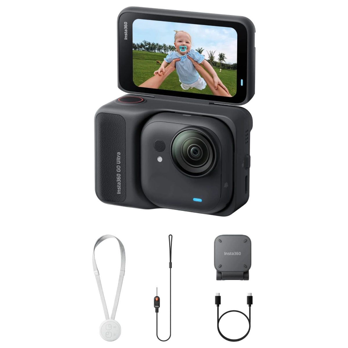 Camara De Acción Insta360 Go Ultra Standard Bundle 4k Negro