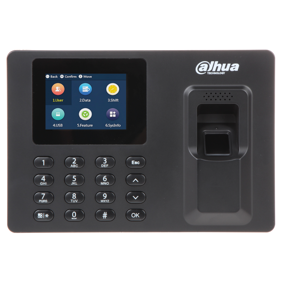 Control De Asistencia Huella Clave Pantalla Dahua Asa1222e-s