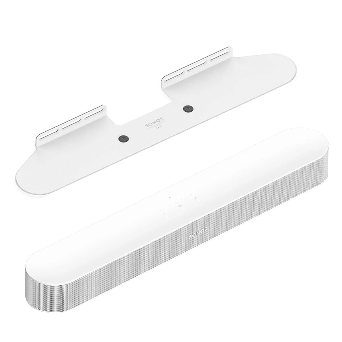 Barra De Sonido Sonos Beam gen2 + Soporte De Pared (Blanco)