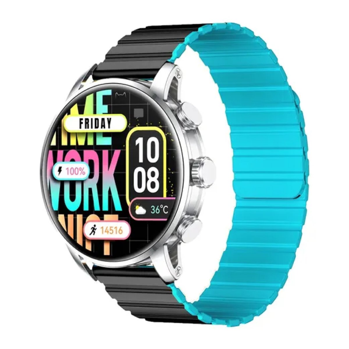 Smartwatch Amoled 1.43 Bluetooth Llamada Kieslect Kr2 Acero