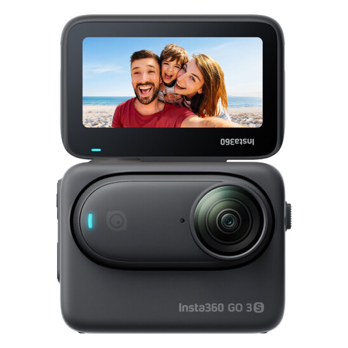Cámara De Accion Pequeña 64gb Standard Ed. Insta360 Go3s Negro