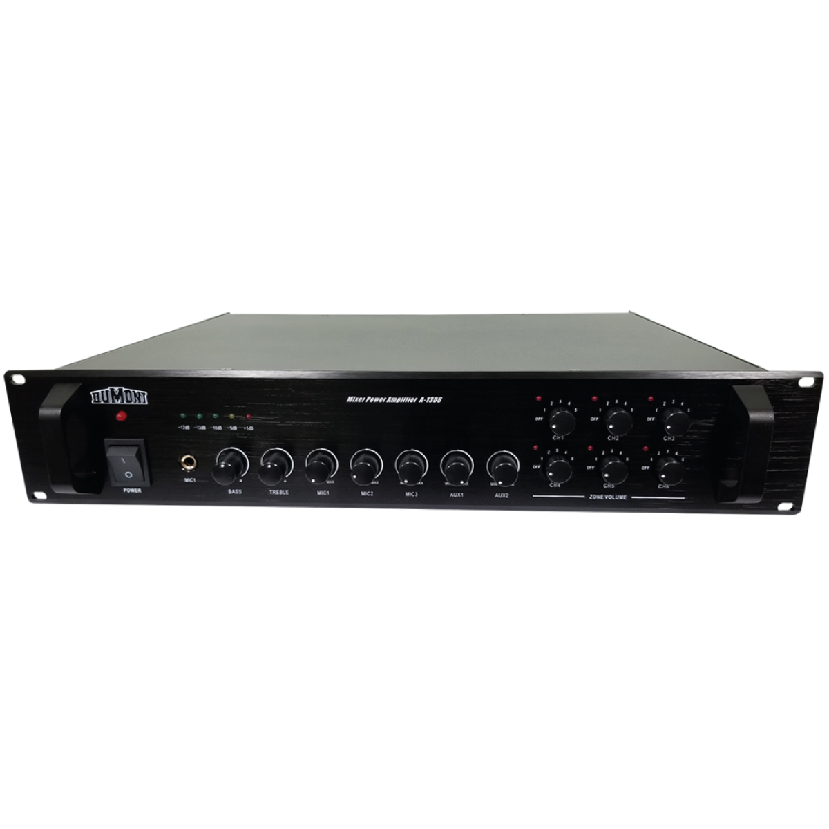 Amplificador 130w 6 zonas de volumen Dumont A1306