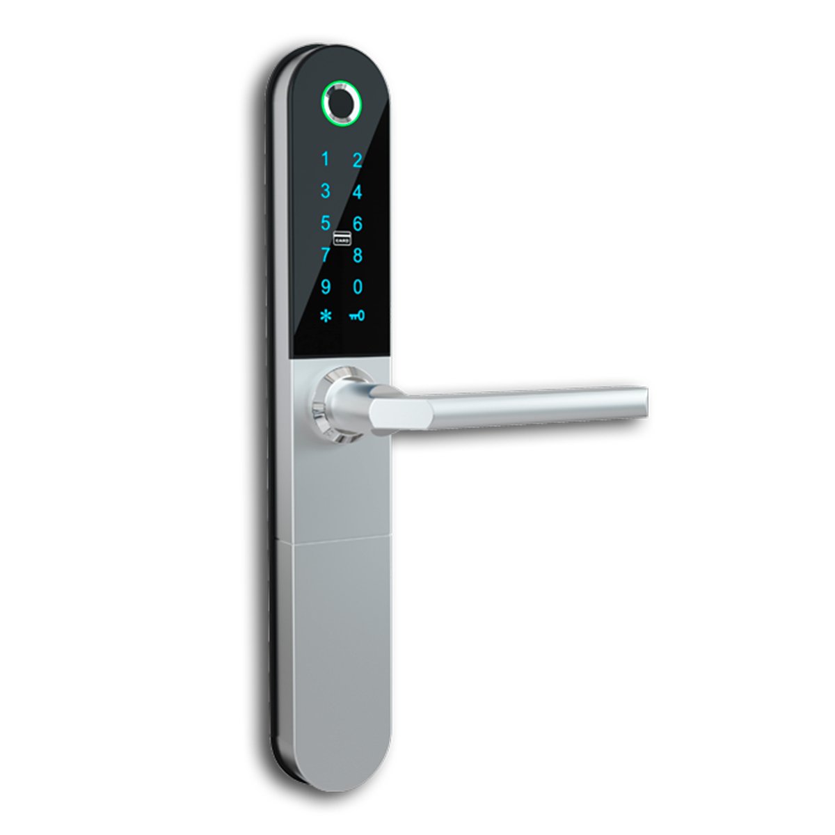 Cerradura Inteligente Full Lock Blugate 64 New Plus Plateado