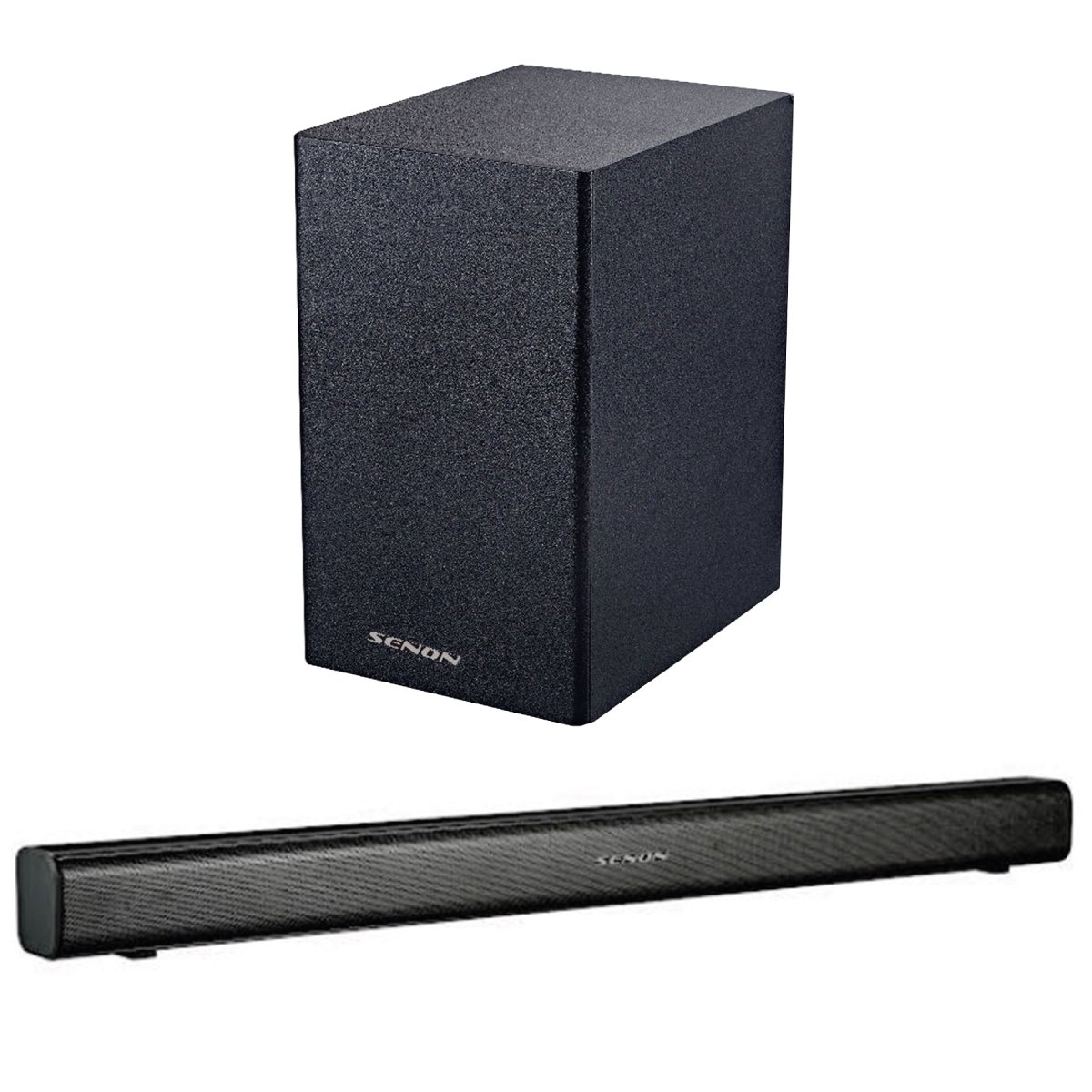 Sistema Sonido 2.1 Senon Subwoofer SWS110 + Barra SBS201