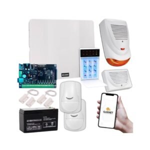 Kit Alarma Wifi Cableada App 2 Pir 2 Magnéticos GARNET