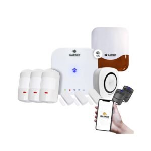 Kit Alarma Innova Wifi 32 Zonas 3 Pir Y 3 Magnéticos GARNET