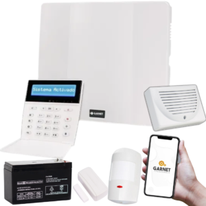 Kit Alarma Inalámbrica Wifi App Lcd GARNET